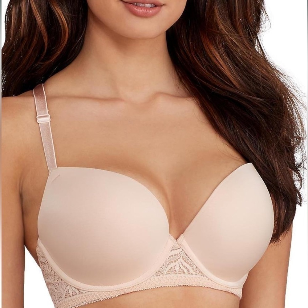 Paramour Racerback Lined Lace Bra Tan‎ 40H
